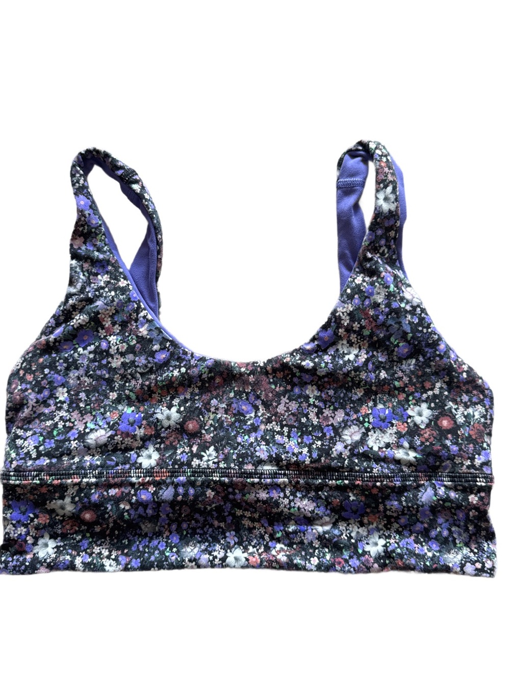 Lululemon Align Reversible Floral and Lavender Bra Size 8